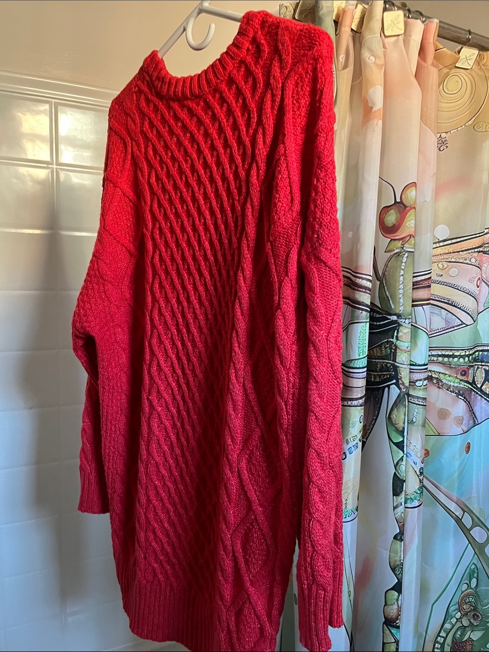 Vintage AE Knit Women's Sweater long (or dress)  - Classic Crewneck